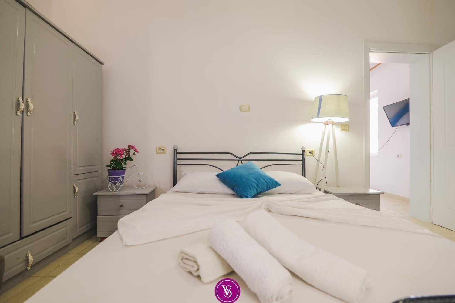 Vila Stupende Daire Saranda Oda fotoğraf